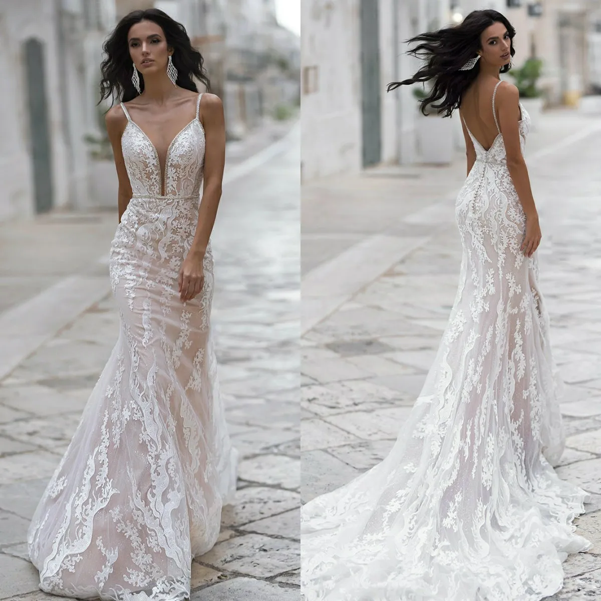 beach wedding dress fabric Simple Beach Wedding Dress Chiffon Fabric, Dresses For Wedding, Bridal Gown  ,Bride Dress, Dresses For Brides main image 1