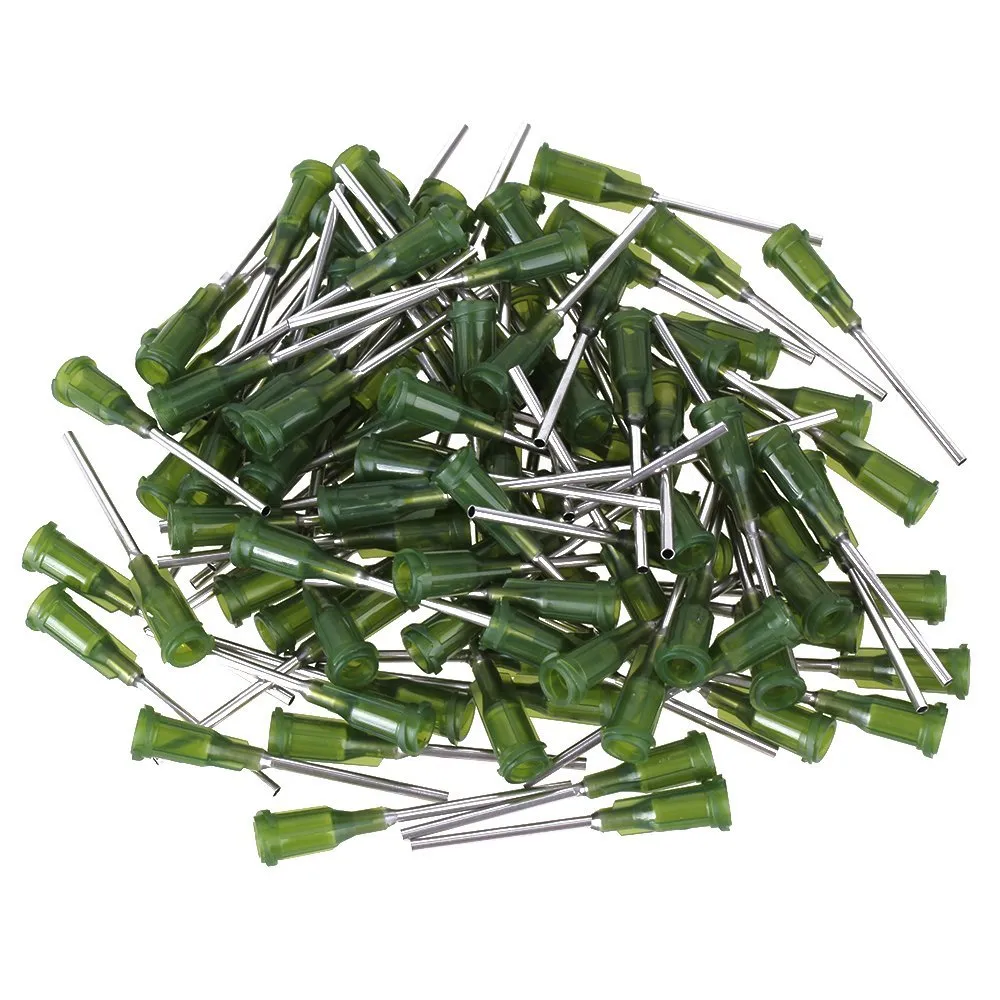 wholesale Blunt Tip Dispensing Needles - Luer Lock Syringe Needle Set,  Assorted Sizes 14G-27G, 1-Inch Length, Stainless Steel