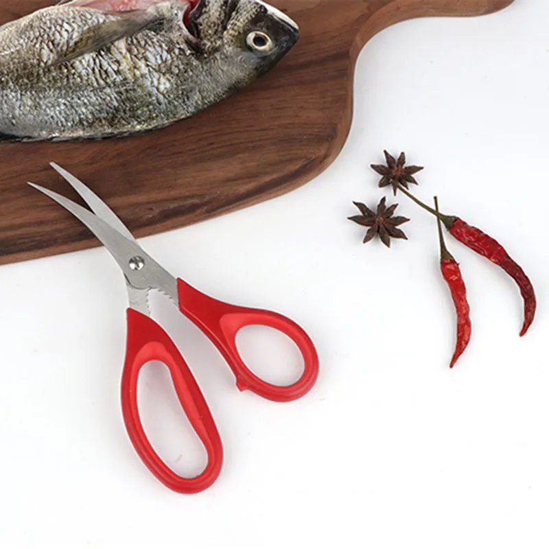 New Popular Lobster Shrimp Crab Seafood Scissors Shears Snip Shells Kitchen Tool Popular Free DHL Shipping