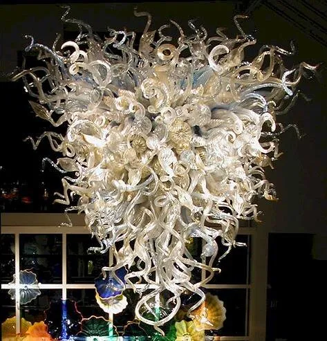 Lampade Lampadari antichi Luci per interni Fonte di risparmio energetico Lampadario in vetro di Murano soffiato a mano in stile europeo Tiffany