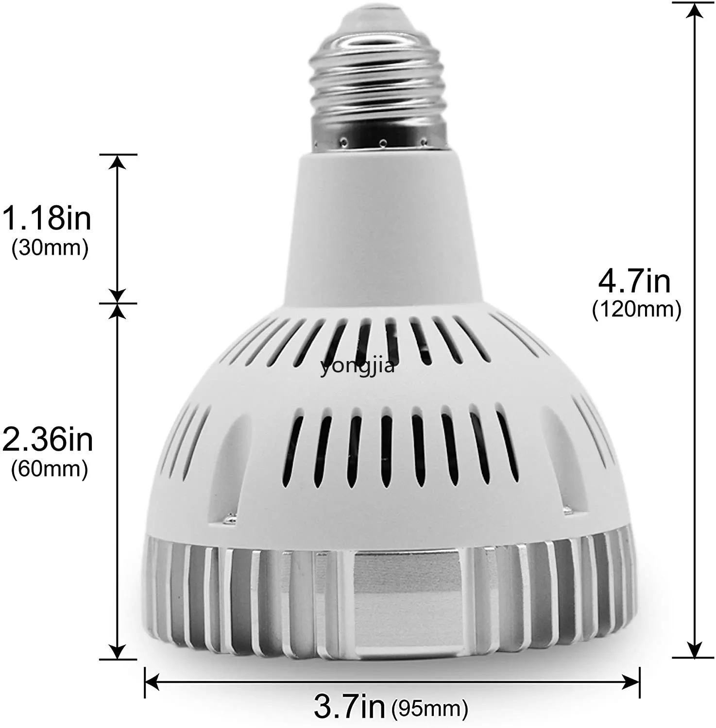 35W Led Recessed Light Bulbs With E27 Base 25 Degree Beam Angle 6000K White 2800lm Fan PAR30 Spotlight From Weijun1005 15.96 DHgate.Com