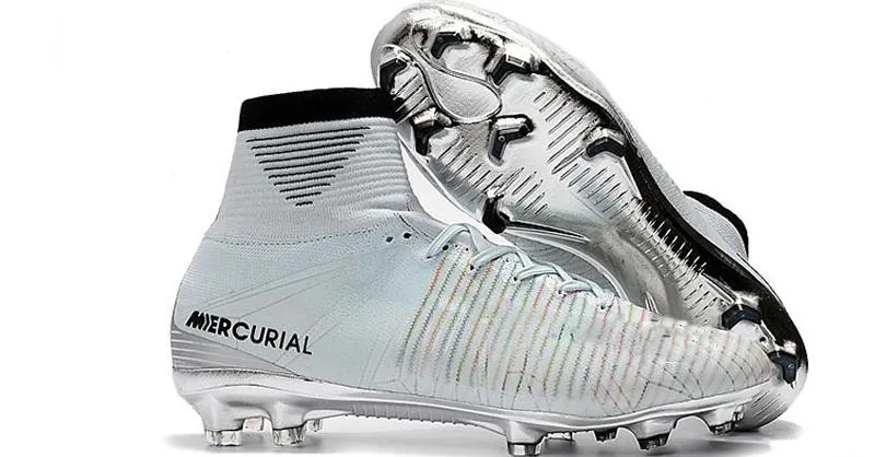 Mercurial white on sale soccer cleats
