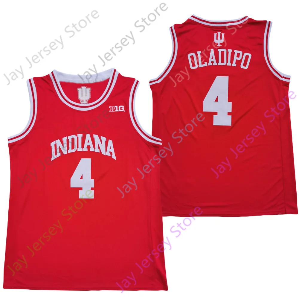 2020 New NCAA Indiana Hoosiers Jerseys 4 Oladipo College Basketball Jersey Red Size Youth Adult All Stitched Embroidery