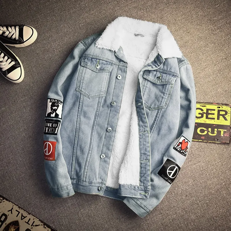 The bad guy denim on sale jacket