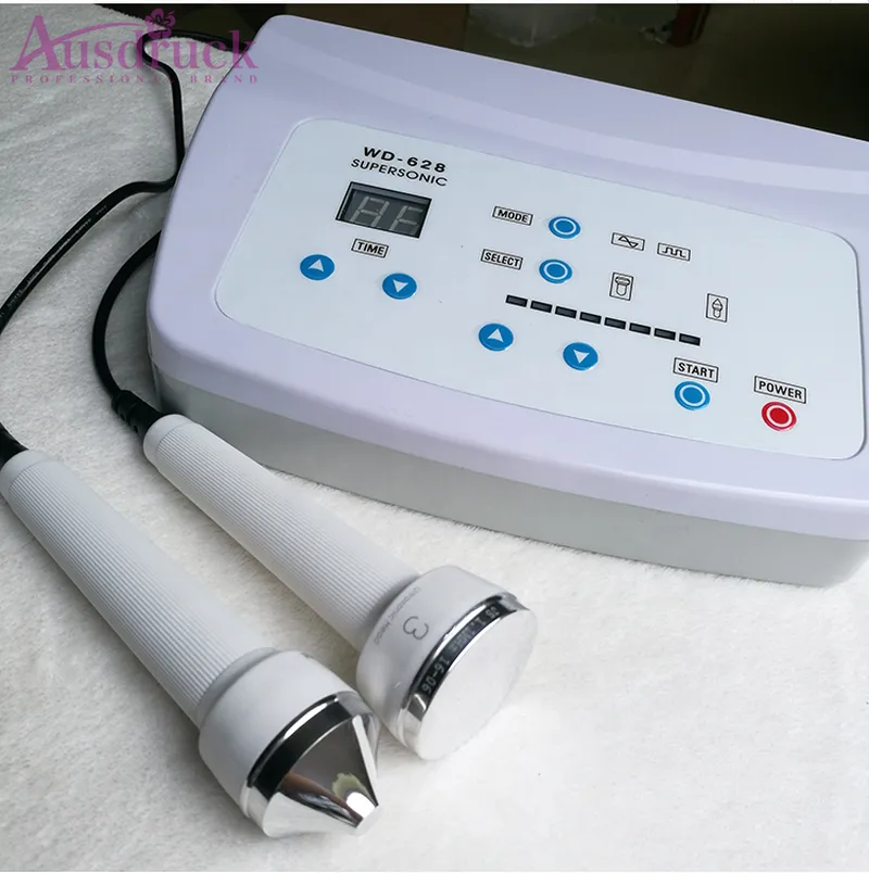 Cavitation RU-628 ダブルヘッド超音波美容器 Portable Ultrasonic Facial Massager - Skin Tightening, Wrinkle