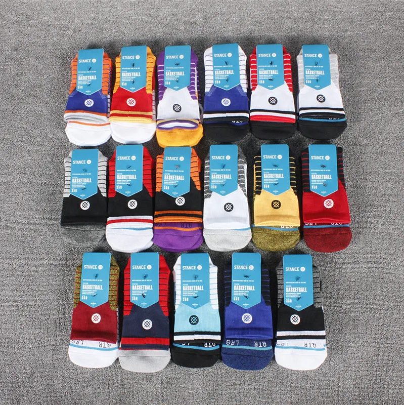 Chaussettes De Sport MS - Unisexe - Lot De 1 Paire - Mi-mollet - Noir/Blanc/Rouge - Taille XL (43-46)