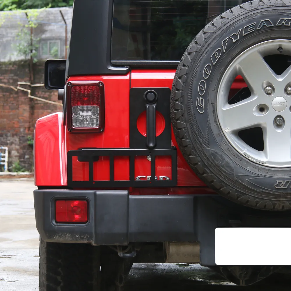 Support Plaque Immatriculation Arrière Avec Lumière MASO Compatible Jeep Wrangler JK JKU 2007-2017