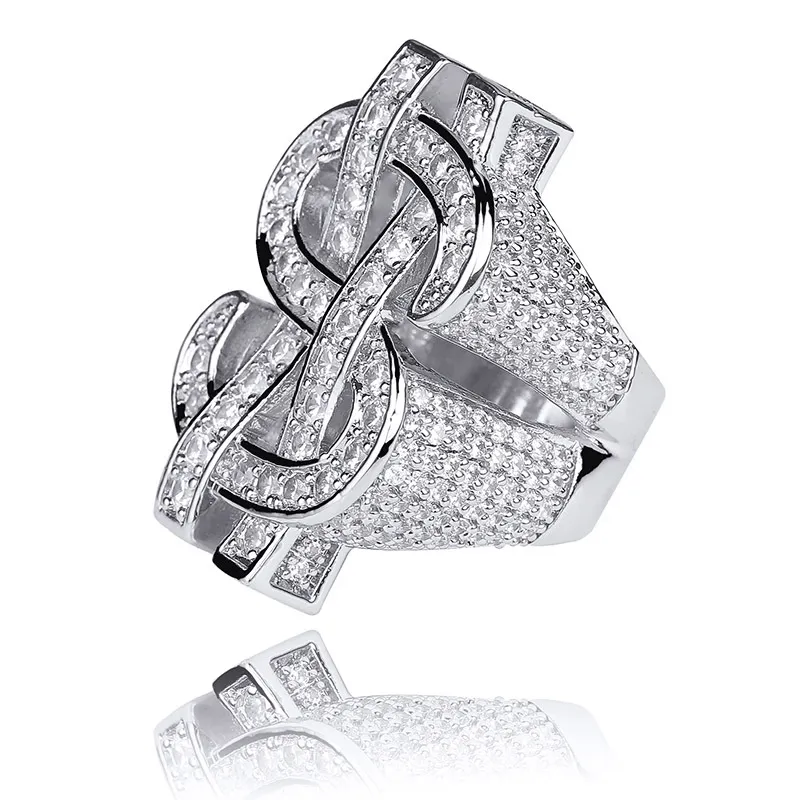 Anello Stella Con Diamante Regolabile - Gioiello Moda In Rame E Strass Per Donne