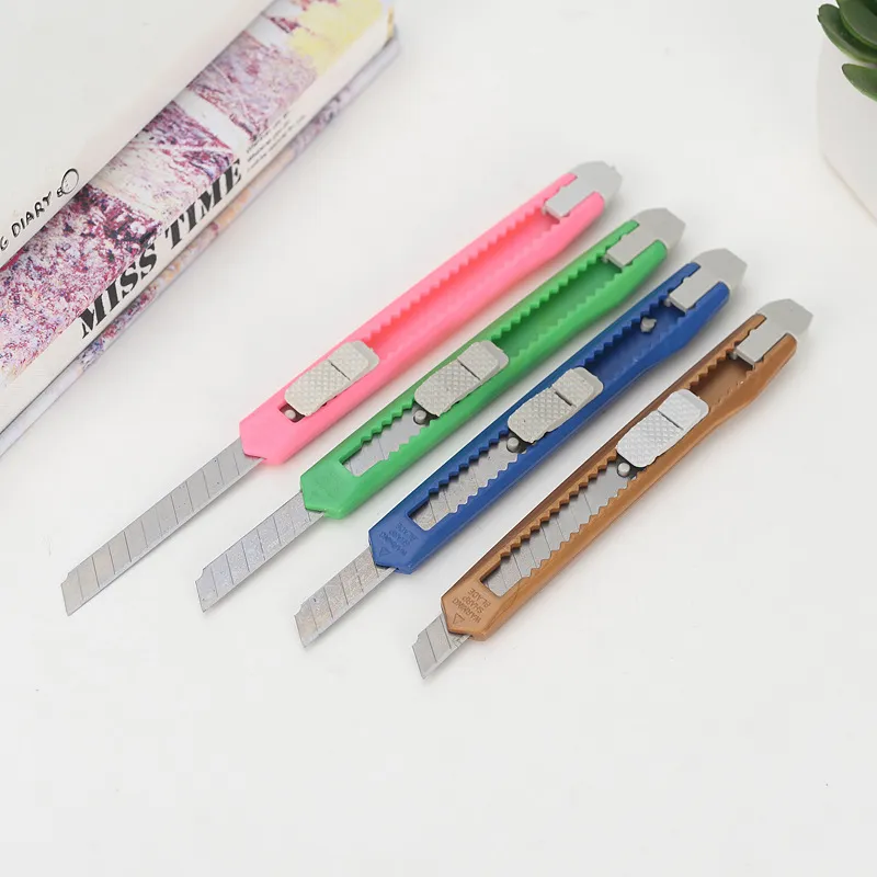 Small Hand Paper Razor Cutter BH2522 Utility Knives Solid Color Mini Portable Paper Cutter Razor ...