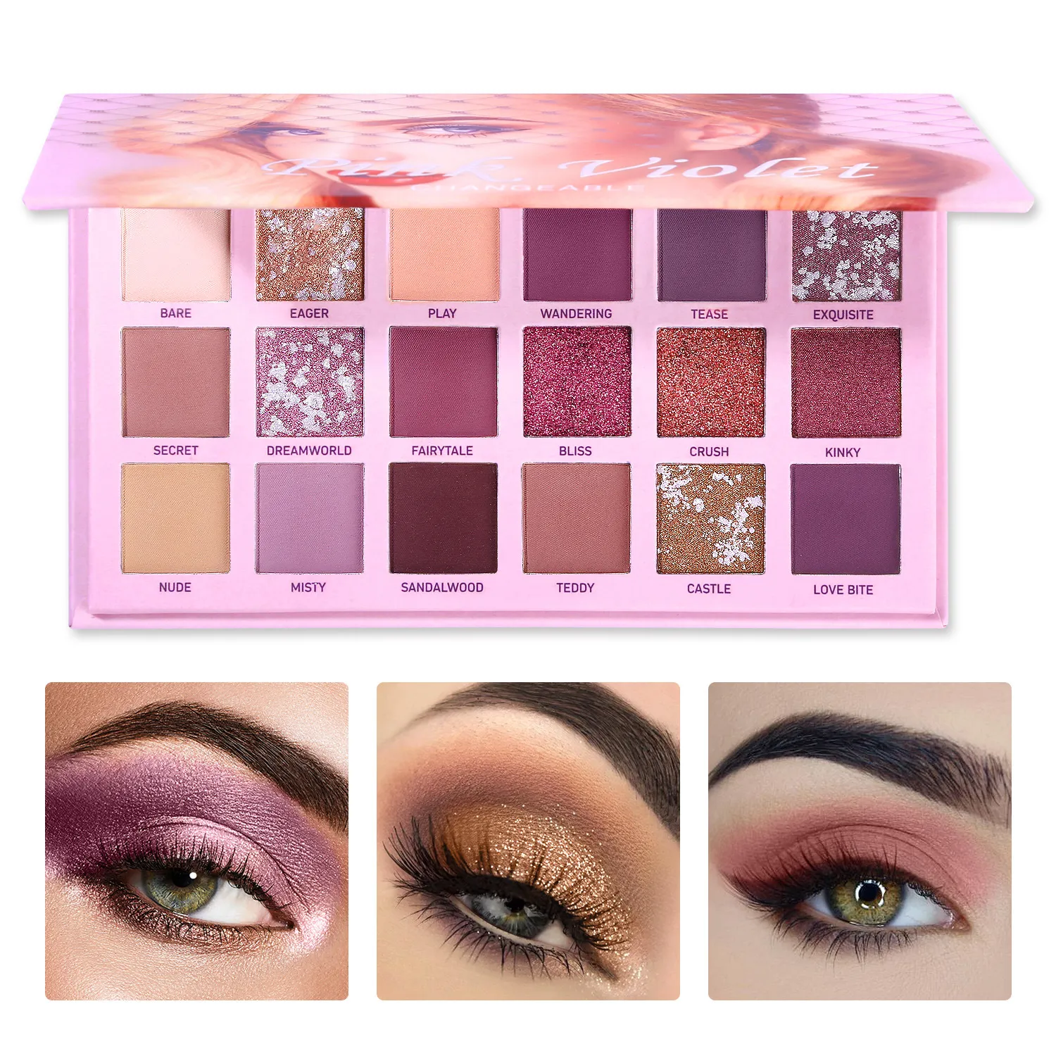 Changeable Pink Violet палетка