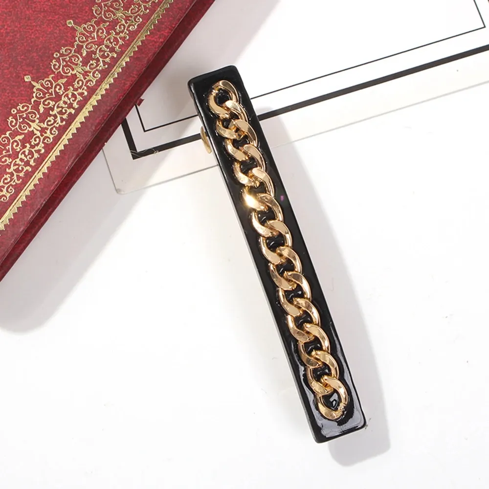 Chic Hair Clips With Delicate Alloy Chain: Fashionable Side  display picture 1