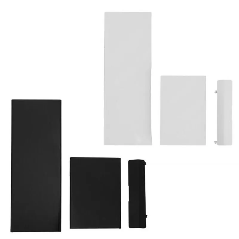 Bianco Nero Plastica 3 in 1 Sostituzione Porta Slot Coperture per NintendoWii Console Case Cover Shell