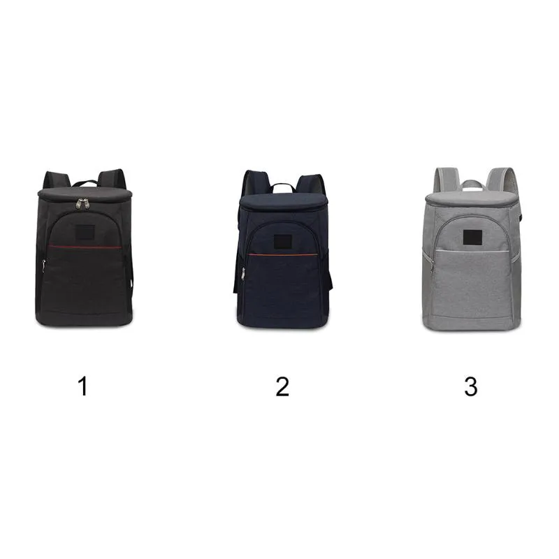 18L Reishandtas Oxfordstof Unisex Geïsoleerde Wijnkoeler Ijspak Grote Capaciteit Lunch Tote Rits Opslag Backpack1216t