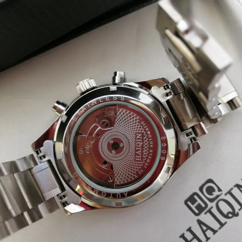 HAIQIN Relojes Para Hombre Reloj Mecanico De Lujo De La Mejor Marca Reloj De Pulsera Deportivo Para Hombre Reloj Para Hombre Tourbillon Conjunto De Estilo De Cuero De 124 85 DHgate