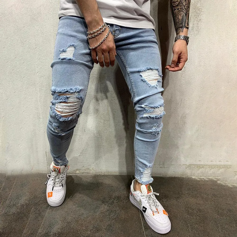 Pantalon à trou deals