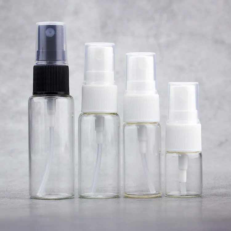 Partihandel 5 ml 10 ml 20 ml glas parfymflaska Tom Refellabel Spray Bottle Clear Parfume Provflaskor