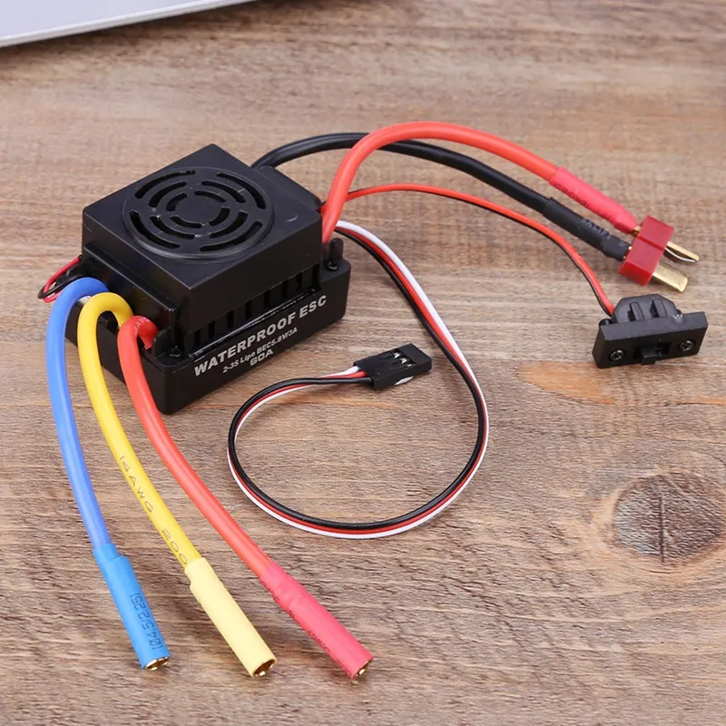 Freeshipping Waterproof RC Brushless Motor ESC voor 1/10 RC Auto Truck Motor Kit