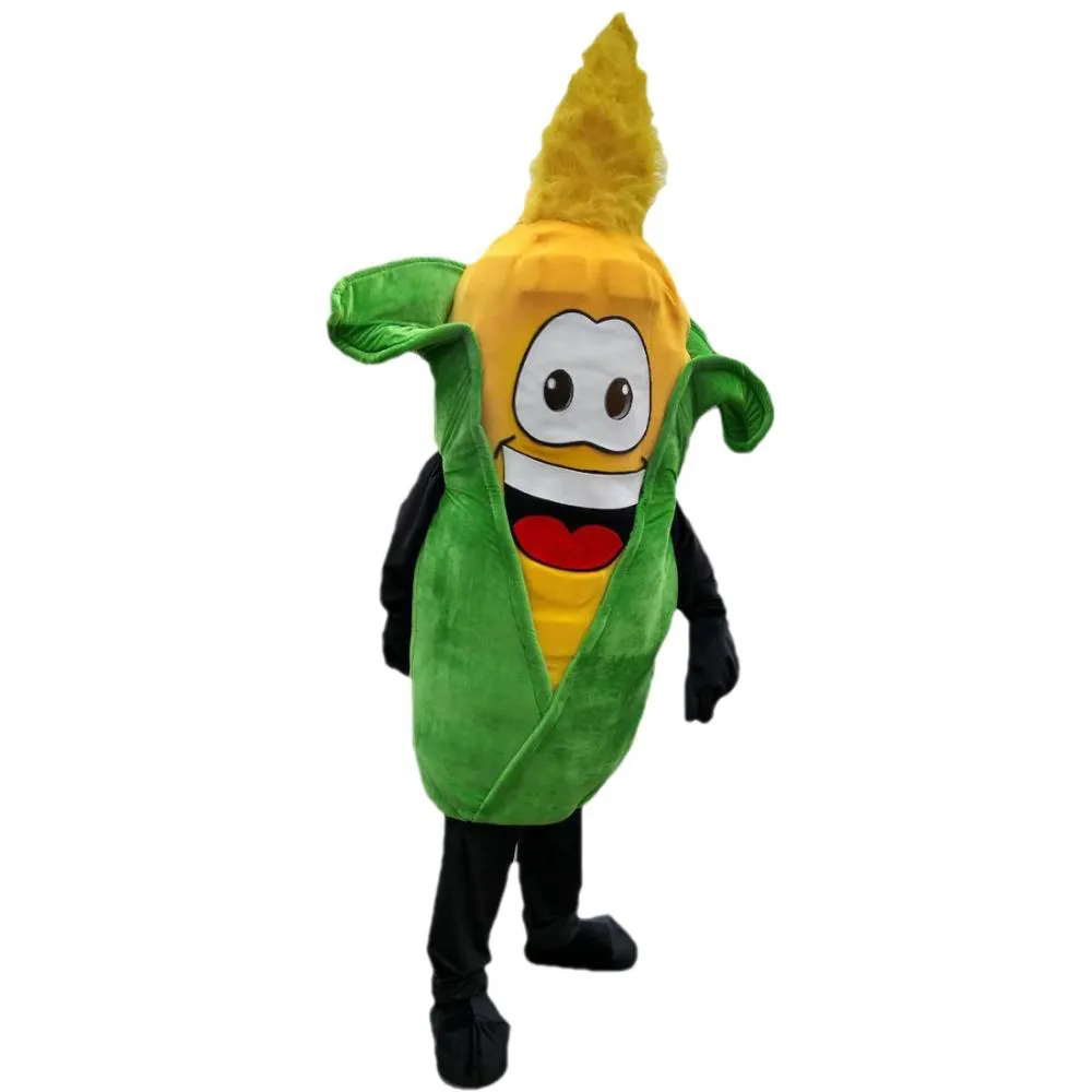 2019 Discount factory sale Corn Mascot Costume Adult Size Halloween Outfit Fancy Dress Suit Free Shipping