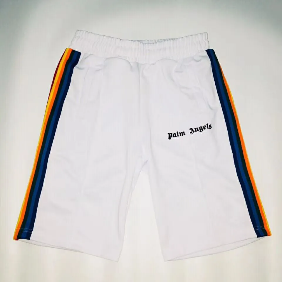 Acquistare 2019 Nuovo Palm Angels Pantaloncini Di Moda Pantaloni Casual Palm  Angels Pantaloncini Arcobaleno A Righe Palm Angeli Spiaggia Nero Bianco  Economico | Consegna Veloce E Qualità | It.Dhgate