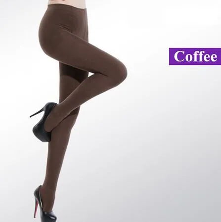 Womens 120D Opaque Tights: Seamless, Warm, Nylon Stockings For