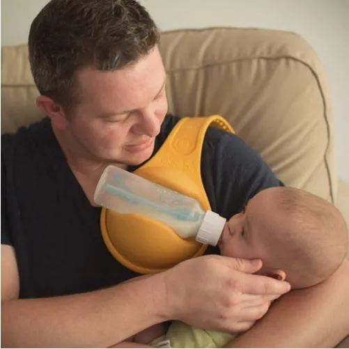 Free Hand Baby Bottle Holder Keep Baby Upright Feeding Position Bottle Stable Strap Leash Hands Free For Stroller Feeding