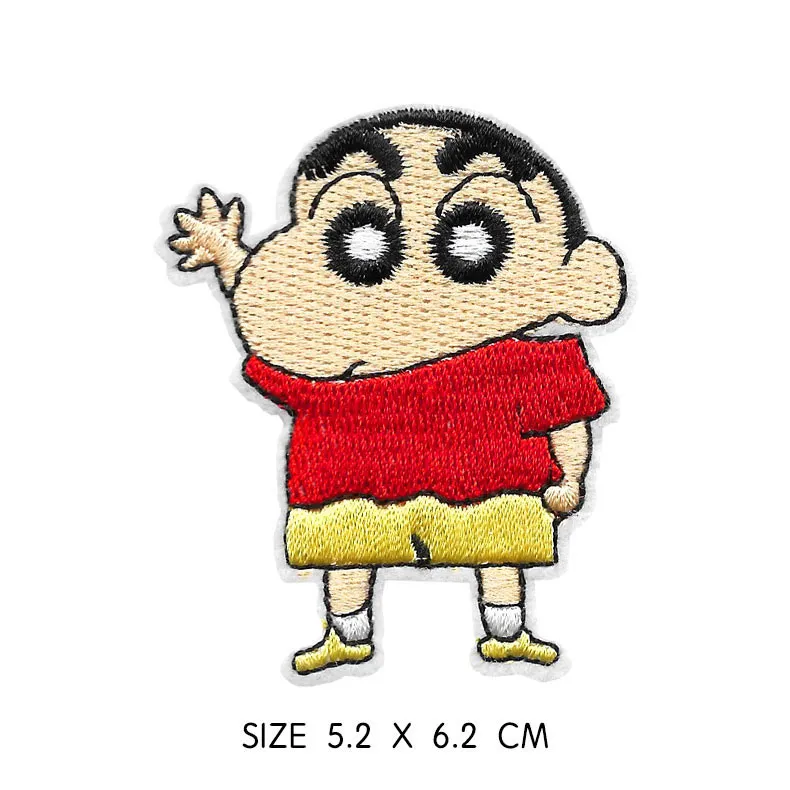 High Quality Cute Cartoon Character Embroidered Iron on Clothing