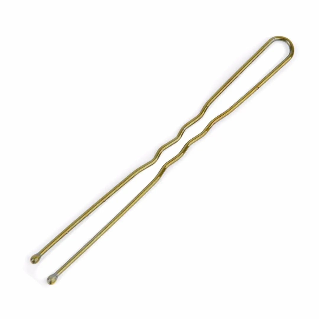 Mayitr 300pcs Gold Wavy U-shaped Hair Clip Bobby Pins S/M/L U Hair Clip Hairdressing Styling DIY Hair Braided Tools