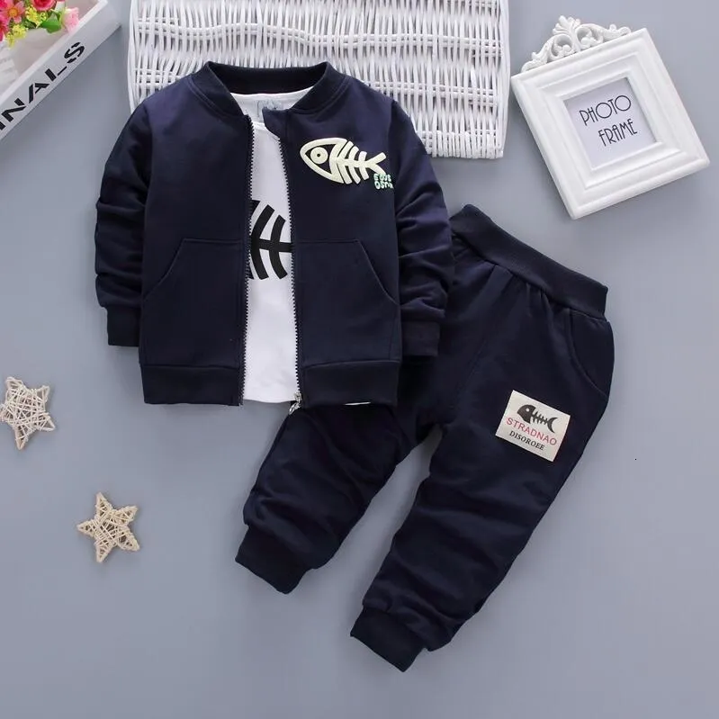 Bibicola Infant Boys Sport Suit Set Spring Autumn Fashion Baby Coats T Shirt And Pants T191024 From Chao08 9.4 DHgate.Com