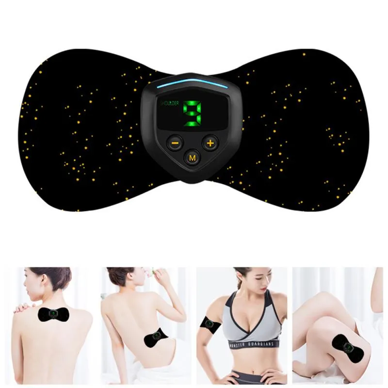 Portable USB Mini Electric Massager Pad Shoulder Neck Cervical Vertebra Waist Arm Leg Massage Muscle Relaxation Massager