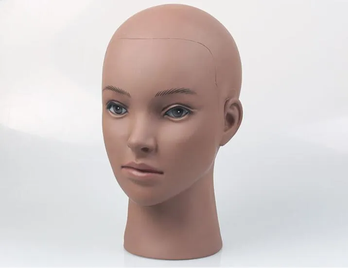 African black head PVC Mannequin Head Practice Training Model With Clamp For Wigs Hat Display5760925