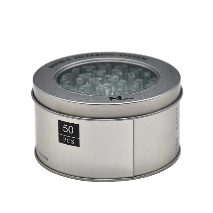 Boîte en aluminium transfrontalière pour 7 mm mâle à usage spécial de buse de filtre Sanda buse de fumée en verre jetable