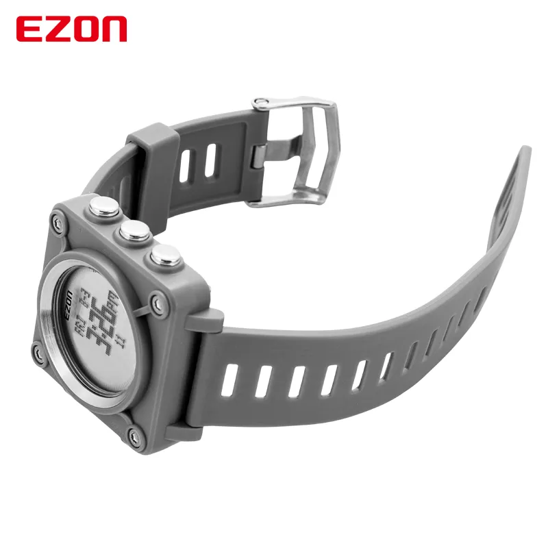 Ezon L012 Högkvalitativ mode Casual Sports Digital Watch Outdoor Sports Waterproof Compass Stopwatch Arvur för barn231o