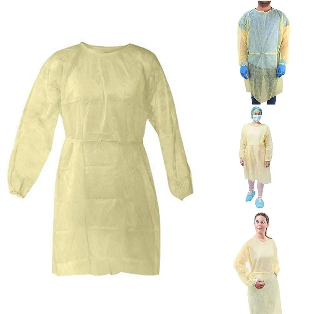 Robe Isolante Jetable Niveau 1 - Lot De 50 - EPI Légère Résistante Aux Fluides