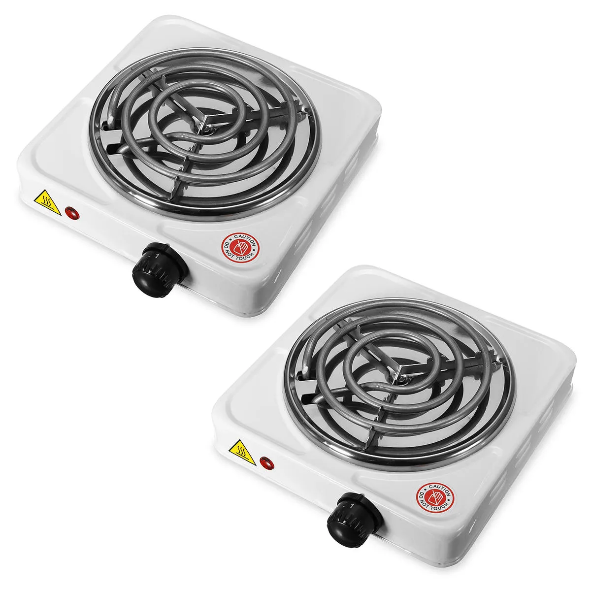 Portable 1000W Electric Hot Plate Burner For Travel Cooking Ideal