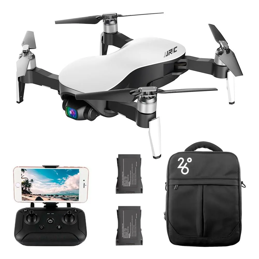 Drone RC pliable JJRC X12 AURORA 5G WIFI 1.2km FPV GPS avec cardan 1080P 3 axes positionnement de flux optique ultrasonique RT