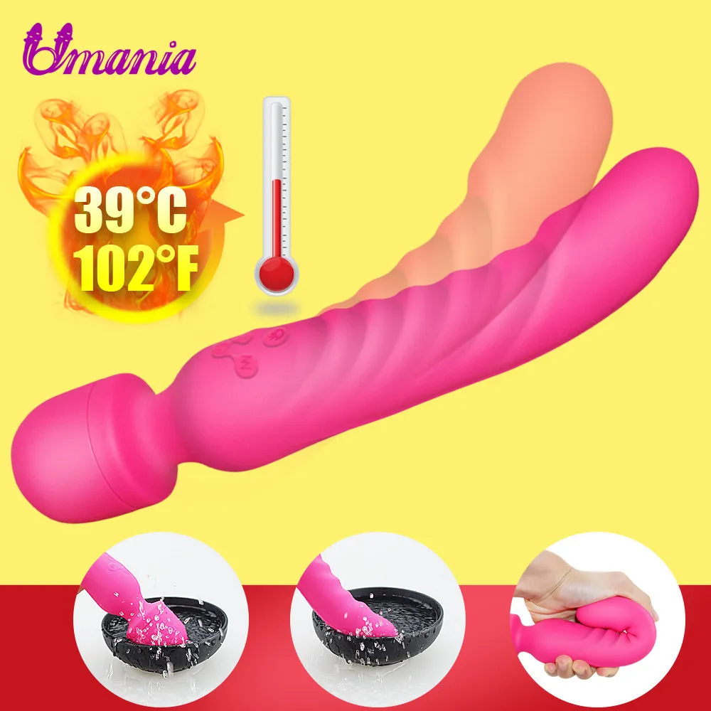 Heating Vibrator Wand Silicone Multi-speed Rabbit Vibrator 8.85  1.53 in  for G Spot and Clitoris from Dhgate Vibrators - price 40.66