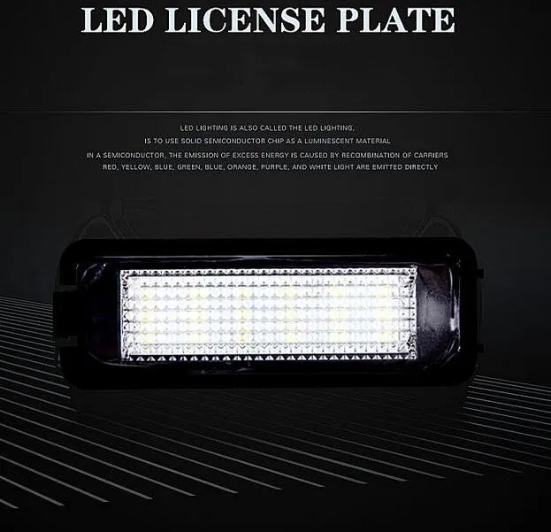 Bright Car Trunk 24 Led Licence Plate Lights For BMW X3 X5 X6 E60 E70