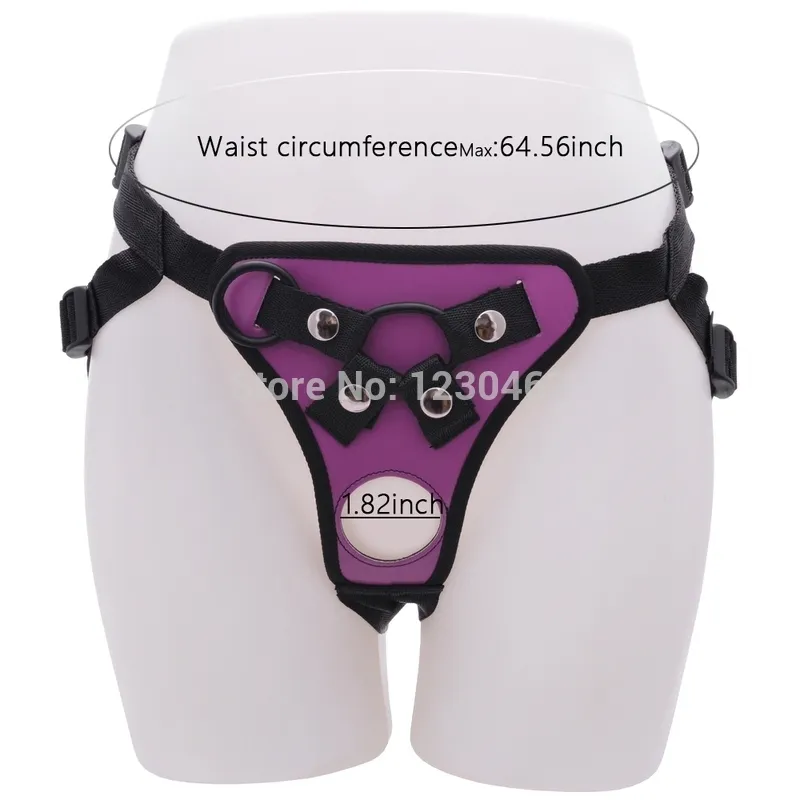 best anal vibrators Strap U - Doppeldildo mit Gurt - Lila main image 1