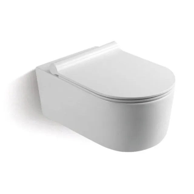 WC suspendu noir cuvette en céramique montée autres matériaux de construction W C casserole réservoir dissimulé double chasse224k