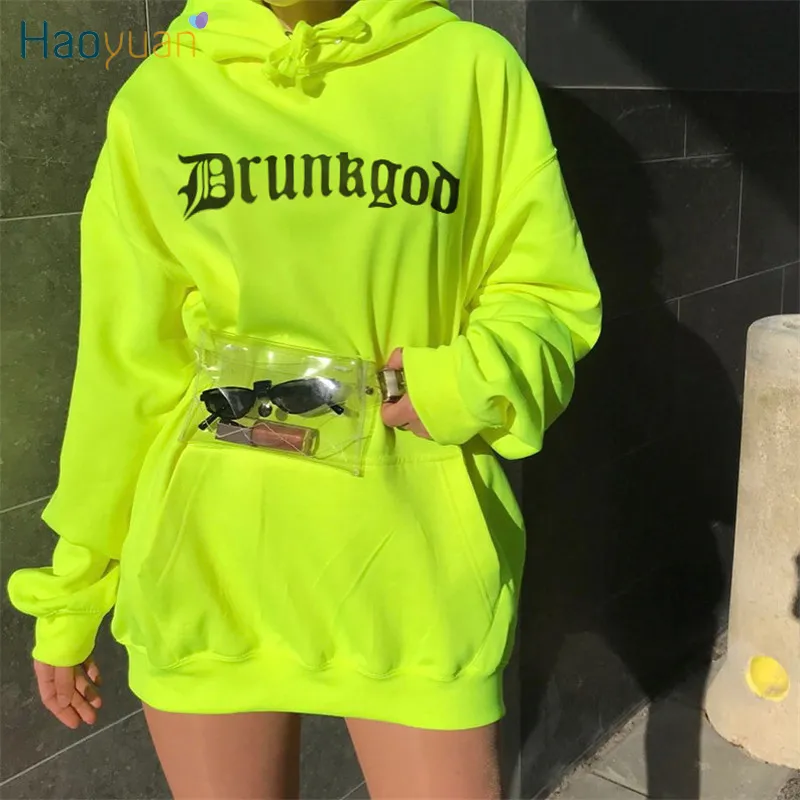 Harajuku Style Oversized Green Hoodie Women For Women Wholesale