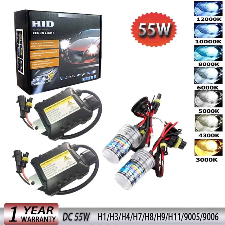 KIT XENON H7 8000K SLIM BALLAST