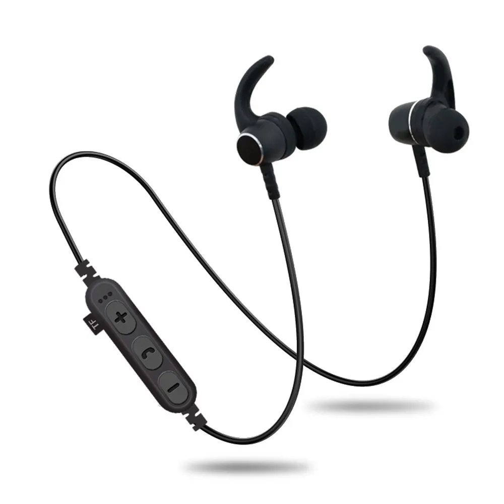 Magnetic Wireless Bluetooth Earphone Music Headset Phone Neckband Sport Earbuds Headphone with Mic For All Smart Mobiles