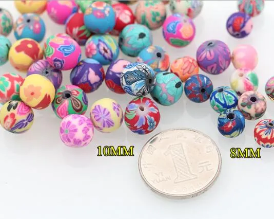 Hot Sale Polymer Clay Beads Mixed Colors, 10mm Length For Jewelry Fittings,  Troll Bead Necklaces From Charm_girls, $7.68