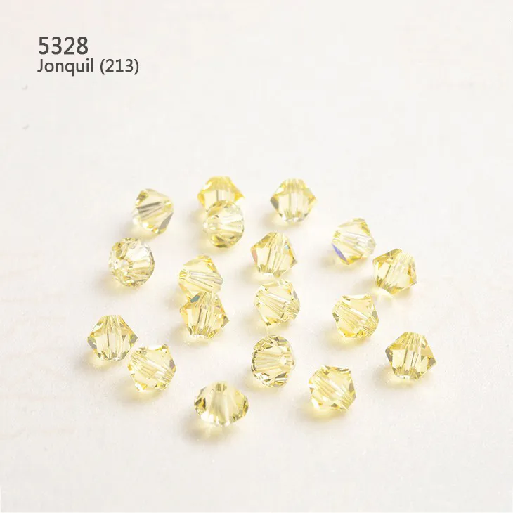 8mm Rhombus Beads, Transparent Bicone Beads