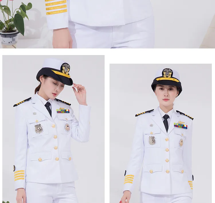 Women Navy Uniform ZZB Garment for Yacht Captain and Navy Dinner
