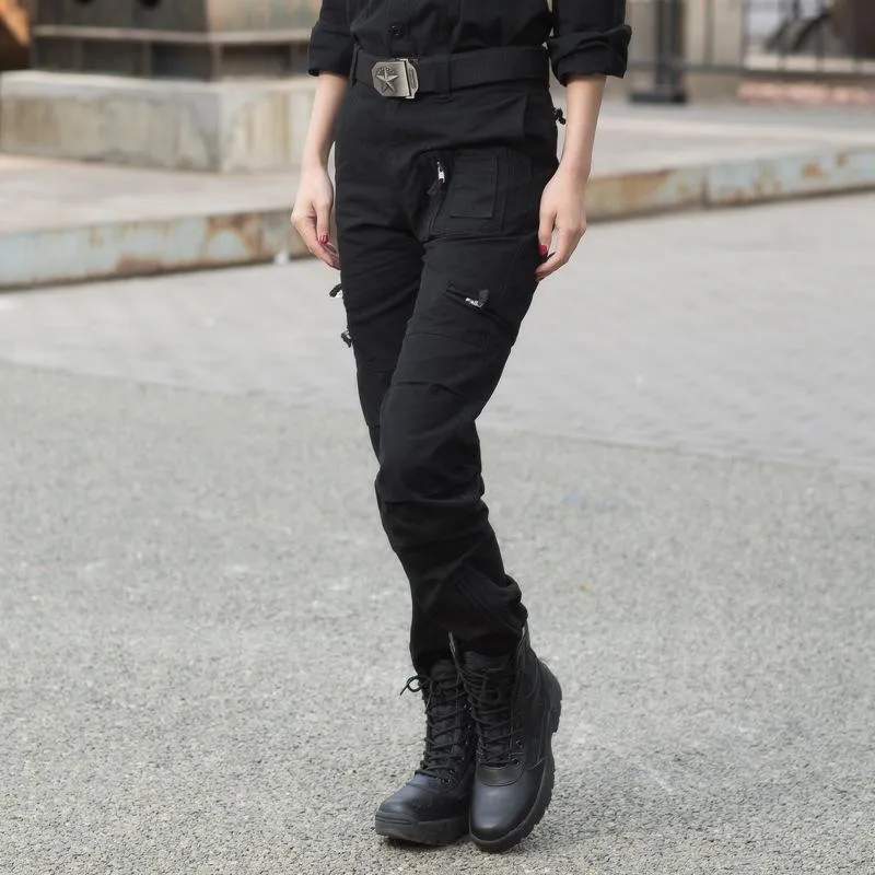 Pantalones de mujer top de soldado