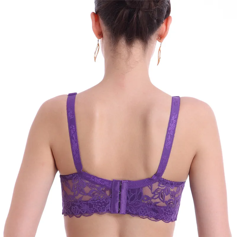 40 90 46 Underwear Plus Large Size Underwire Top Bh Bralette Lace Sexy  Womens Bra Intimates DeepV Brassiere C D Cup 75 105 Size From  Wonderfulmood12315, $12.38