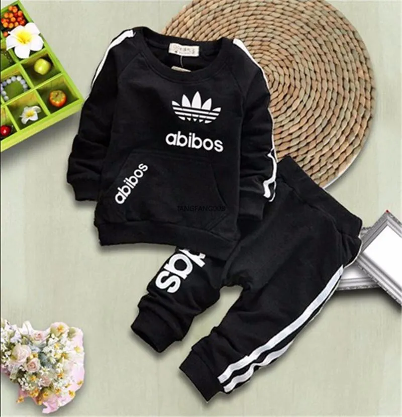 Newborn Baby Boy Clothes Kids Designer Clothes Girl Sportswear Kids Brand Cotton Sportswear Kids Coat Pants 2 Pieces Set 3 24 Months