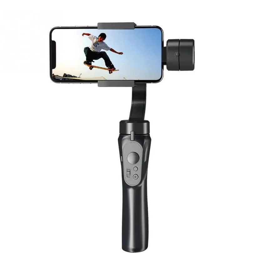 H4 S5 Smooth Smart Phone Stabilizing H4 Holder Handhold Gimbal Stabilizer för iPhone Samsung Action Camera Stabilizers