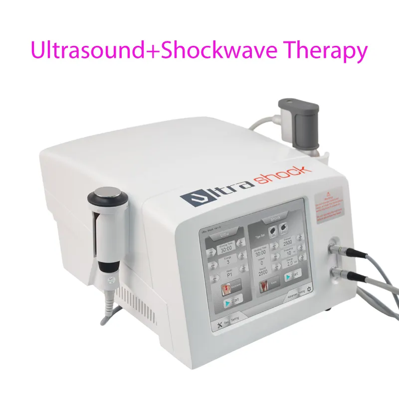 2 in 1理学療法衝撃波機械空気圧衝撃波療法機超音波療法装置体痛緩和策